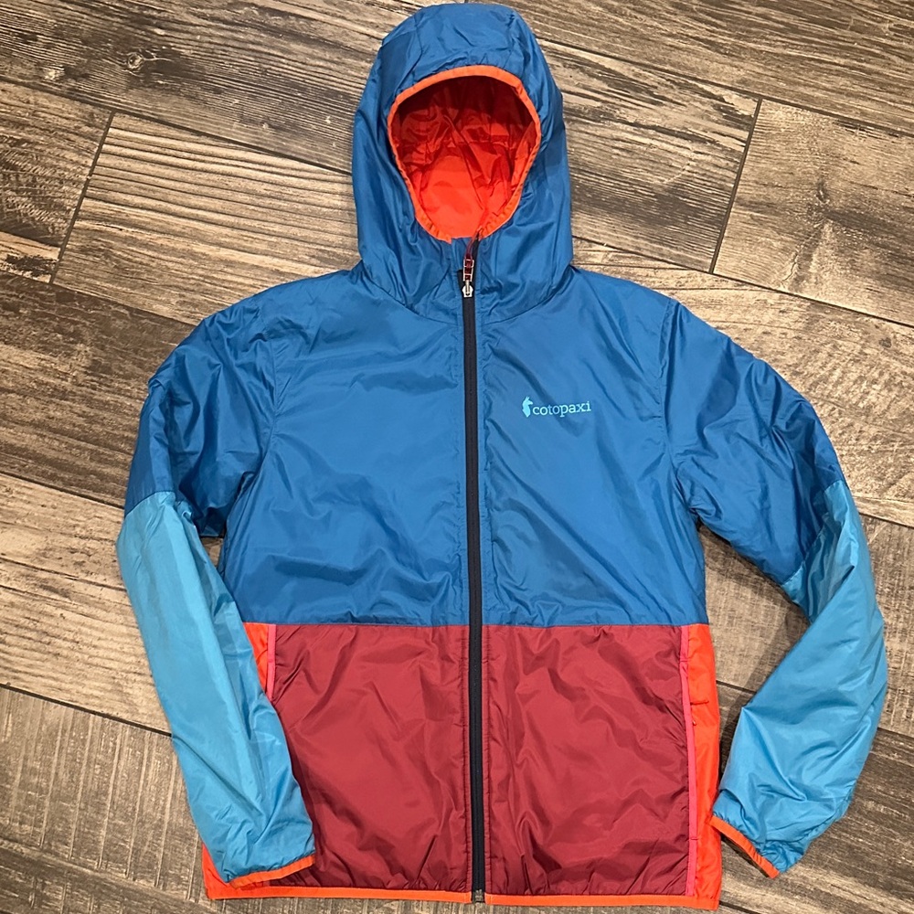 Cotopaxi Colorblock Hooded Insulated Jacket Reversible Women’s Small